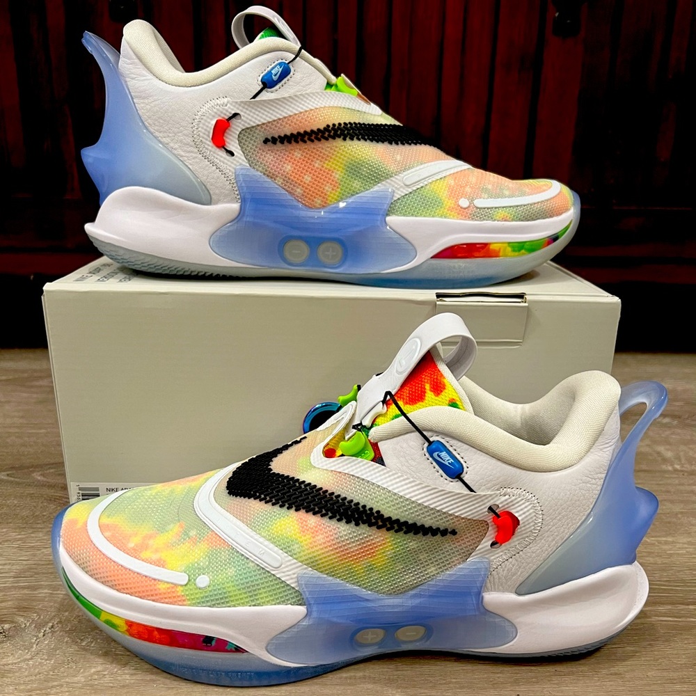 Nike Adapt BB 2.0 White/Black-Multi-Color 10.5